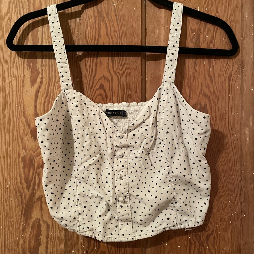 Star crop top Abercrombie & Fitch
